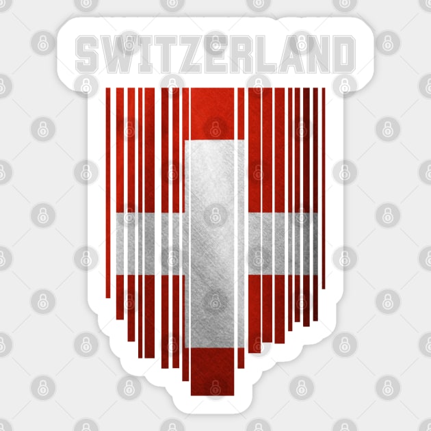 Switzerland flag, swiss flag Sticker by eka123